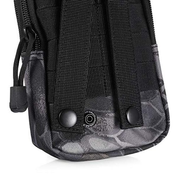 AODD Tactical Pouch 7 AODDING Tactical Pouch Bag, Waterproof Outdoor Sports Tactical Molle Waist Bag, Mini Size and Easy to Carry, Strong, Practical, Security Carry Case for Camping Hiking Mountaineering