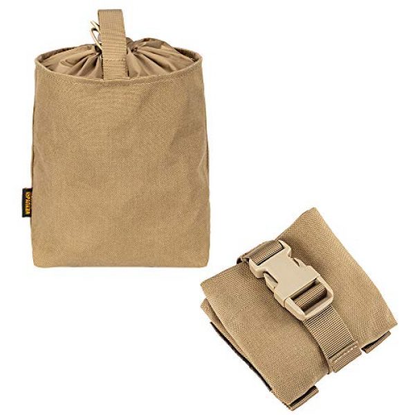 EXCELLENT ELITE SPANKER Tactical Pouch 1 EXCELLENT ELITE SPANKER Outdoor Tactical Molle Folding Dump Pouch Drawstring Magazine Utility Bag