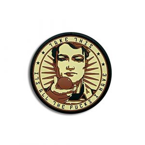 BASTION Airsoft Morale Patch 1 Bastion Tactical Combat Badge PVC Morale Patch Hook and Loop Patch - All The Fxxxs I Have
