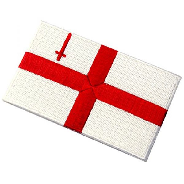 EmbTao Airsoft Morale Patch 4 London City Flag Patch Embroidered Applique Iron On Sew On Emblem