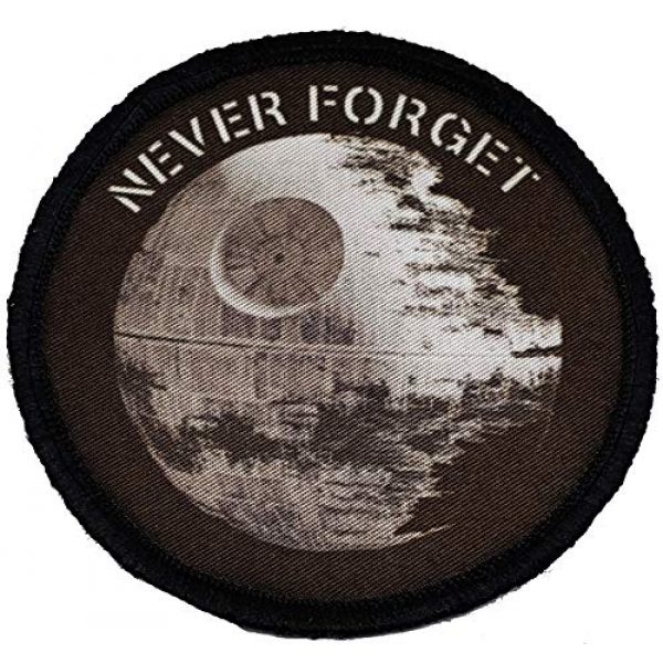 RedheadedTshirts Airsoft Morale Patch 1 Never Forget Death Star Star Wars Morale Patch. RedheadedTshirts Patch Made in The USA