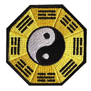 Embroidered Patch Airsoft Morale Patch 1 Karate Yin Yang Ying Tai Chi Martial Arts 3D Tactical Patch Military Embroidered Morale Tags Badge Embroidered Patch DIY Applique Shoulder Patch Embroidery Gift Patch