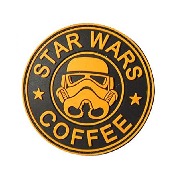 Tactical PVC Patch Airsoft Morale Patch 3 Star Wars Clone Trooper Helmet PVC Military Tactical Morale Patch Badges Emblem Applique Hook Patches for Clothes Backpack Accessories