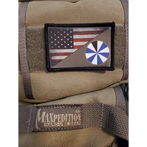 RedheadedTshirts Airsoft Morale Patch 2 Full Color 6th Infantry Division USA Flag Morale Patch Tactical Military. 2x3" Hook and Loop Made in The USA