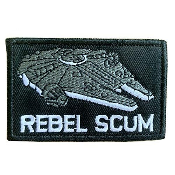 Antrix Airsoft Morale Patch 1 Antrix Movie Film Rebel Alliance Rebel Scum Emblem Patch Military Morale Applique Fastener Hook & Loop Tactical Patch -3.15"x2"
