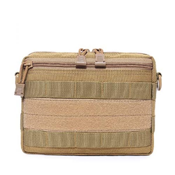 Azarxis Tactical Pouch 4 Azarxis Molle Pouches, Tactical Admin Pouch Compact EDC Utility Gadget Gear Pouch Military Carry Accessory Belt Hanging Waist Bag