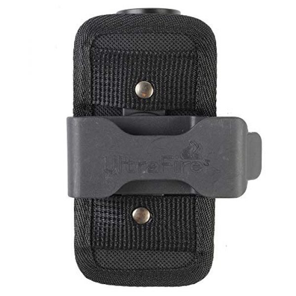 MiOYOOW Tactical Pouch 3 MiOYOOW Flashlight Holster, Flashlight Pouch with 360 Degrees Rotatable Belt Clip Tactical MOLLE Durable Nylon Torch Carry Case