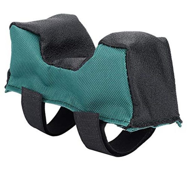 Vikye Shooting Rest 5 Vikye Shooting Bench Steady Sandbag, Unfilled Green Lightweight Shooters Rest Bag, Non-marring Non-Slip Shooters Gun Rest Sand Bags for Hunting Shooting Lovers