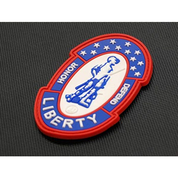 BritKitUSA Airsoft Morale Patch 2 BritKitUSA 3D PVC Minuteman Morale Patch American Patriot 2A 1776 Infidel SIS Hunter