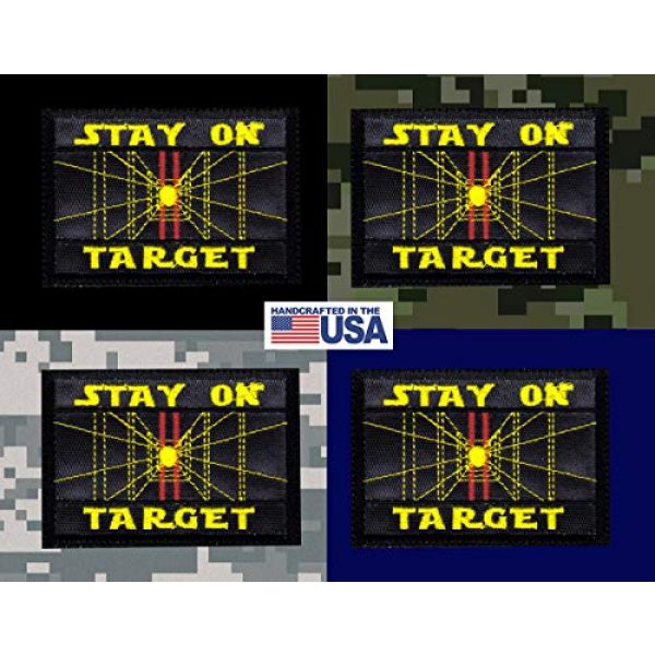 Tactical Patch Works Airsoft Morale Patch 3 Stay On Target Star Wars Inspired ArtPatch