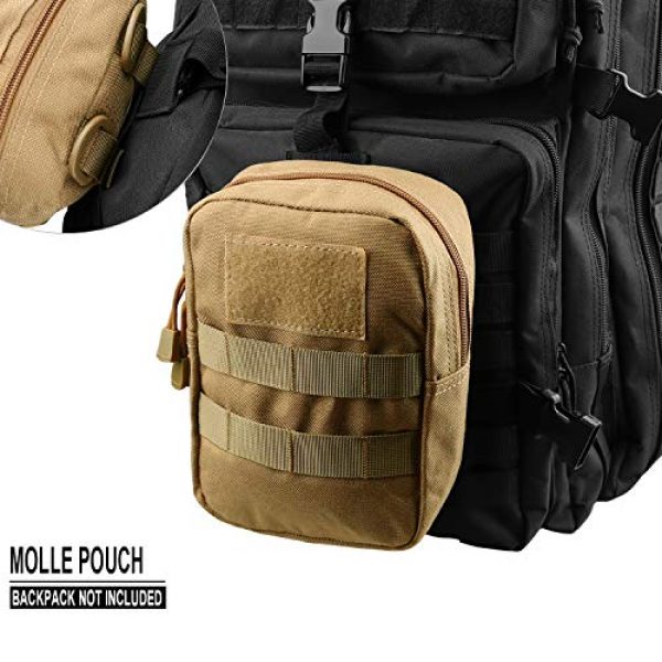 AMYIPO Tactical Pouch 5 AMYIPO Tactical Admin Molle Pouch Multi-Purpose Tool Holder Modular Utility Bag Tools EDC Admin Attachment Pouches