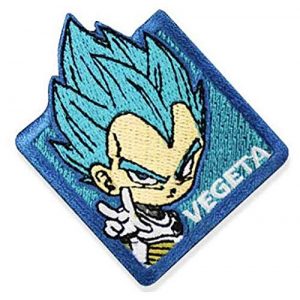 Embroidery Patch Airsoft Morale Patch 1 Dragon Ball Super Vegeta Military Hook Loop Tactics Morale Embroidered Patch