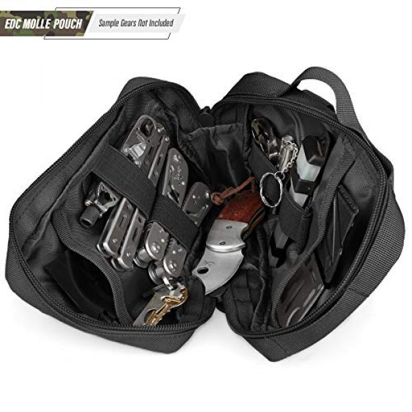 LIVANS Tactical Pouch 2 LIVANS Tactical EDC Molle Pouch, Medical EMT Pouch Quick Rip-Away First Aid Pouches, Blowout Utility Bag Perfect for Emergency, Medical, Survival, Trauma, Travel