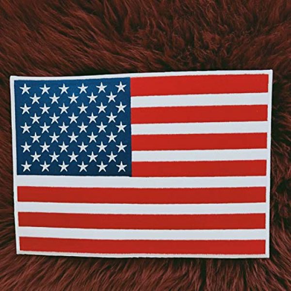 Heavens Tvcz Airsoft Morale Patch 4 Heavens Tvcz Large XXL National Flag Embroidered Motorcycle for Men Women Teens Patches Thin Red White Line Morale Stars On Blue Background Tactical US Flag Worn Black United Jeans Women Patch 11" x 7