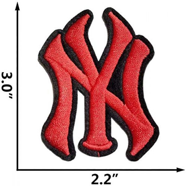 Addones Airsoft Morale Patch 3 5 Random Baseball Team Logo Embroidered Patch Iron On Sew On Appliques Morale Hook and Loop Fasteners Backing Patches Sport Badge Emblem SignSize:2.2"X3.0"