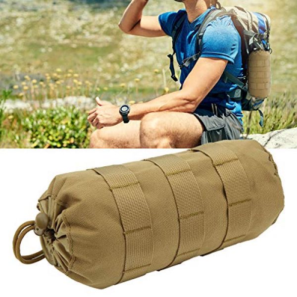DAUERHAFT Tactical Pouch 5 DAUERHAFT Water Bottle Sleeve Bag with Buckle,Used as Practical Belt Bag,Outdoor Water Cup Cover