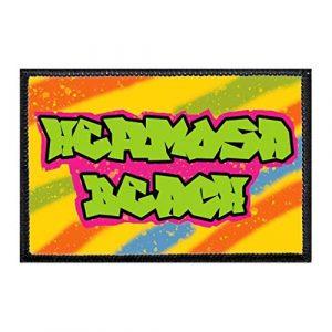 P PULLPATCH Airsoft Morale Patch 1 Hermosa Beach - Fresh Prince Morale Patch | Hook and Loop Attach for Hats, Jeans, Vest, Coat | 2x3 in | by Pull Patch
