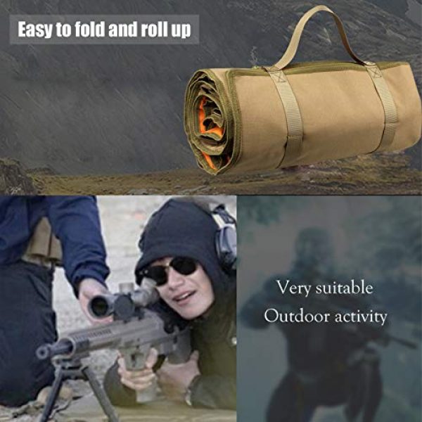 N A Shooting Mat 2 N A Shooting Mat for Range, Shooting Gear Tactical Training Shooting Pad Rool-Up Shooters Mat Non-Slip Durable Shooting Rest