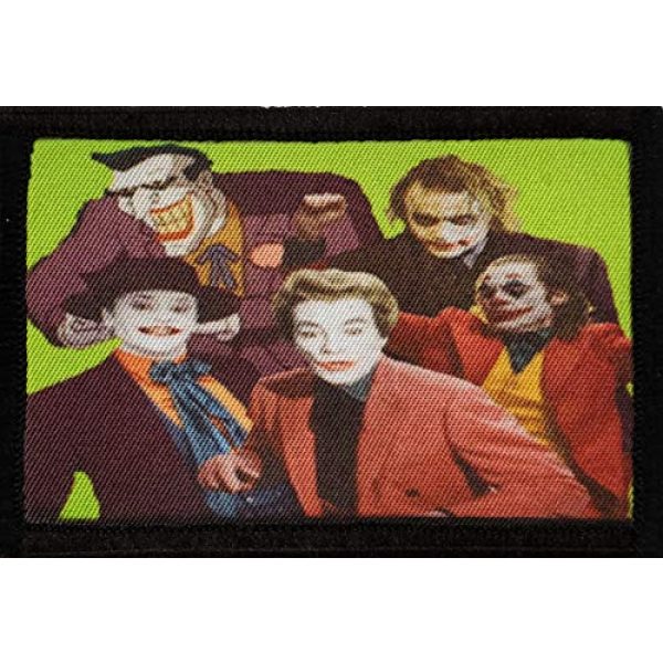 RedheadedTshirts Airsoft Morale Patch 1 The Joker Collage Morale Patch. Perfect for Your Tactical Military Army Gear, Backpack, Operator Baseball Cap, Plate Carrier or Vest. 2x3" Hook Patch. Made in The USA