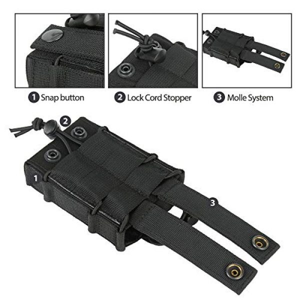 EXCELLENT ELITE SPANKER Tactical Pouch 4 EXCELLENT ELITE SPANKER Tactical Molle Single/Double Open-Top Mag Pouch for M4 M14 M16 AR15 G36 Magazine