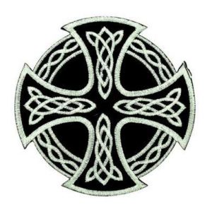 Tactical Embroidery Patch Airsoft Morale Patch 1 Celtic Cross Irish Tactical Embroidery Patch Hook & Loop Morale Patch Military Patch for Clothing Accessory Backpack Armband