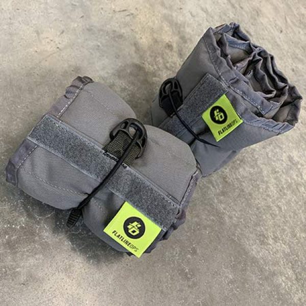 Flatline-Ops Shooting Bag 3 Flatline-Ops Body Bag Rear Shooting System Adjustable Lightweight - Wolf Gray
