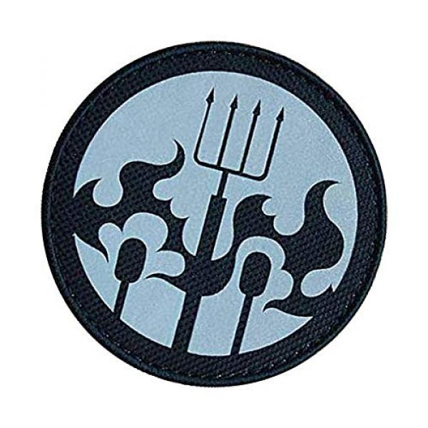 Embroidery Patch Airsoft Morale Patch 3 SCP Foundation Special Containment Procedures Foundation SCP Mobile Task Forces Epsilon-6 Village Idiots" Military Hook Loop Tactics Morale Reflective Patch