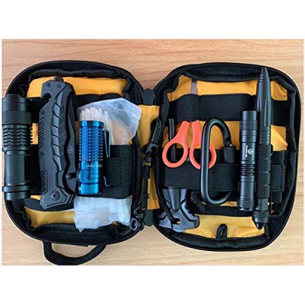 ROARING FIRE Tactical Pouch 3 ROARING FIRE Ember Molle Gadget EDC Compact Pocket Organizer Pouch