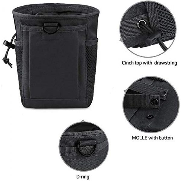 GoodTake Tactical Pouch 6 GoodTake Tactical Military Pouch Bag Molle Waist Bag Multifunctional Attached Bag Hiking Camping Bag
