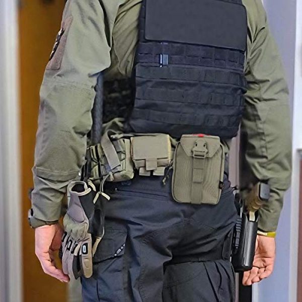 PETAC GEAR Tactical Pouch 7 PETAC GEAR Blow Out Medical Pouch Rip Away EMT First Aid Pouch IFAK Tactical Utility Pouch for Outdoor Activities Medical Supplies (Bag Only)
