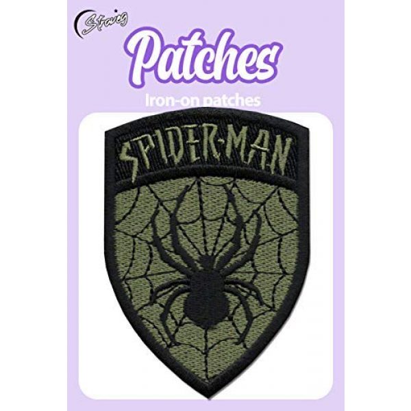Straveg Airsoft Morale Patch 1 Iron On Patches - Spider-Man Patch Iron On 1pcs Patch Marel Avengers Tactics Morale Embroidered Applique S-128