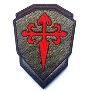 Embroidered Patch Airsoft Morale Patch 1 Santiago James Cross 3D Tactical Patch Military Embroidered Morale Tags Badge Embroidered Patch DIY Applique Shoulder Patch Embroidery Gift Patch