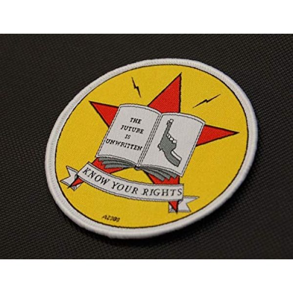 BritKitUSA Airsoft Morale Patch 2 BritKitUSA The Clash Know Your Rights Morale Patch Hook & Loop Backing