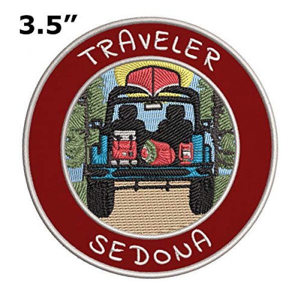 Appalachian Spirit Airsoft Morale Patch 2 Traveler! Sedona Embroidered Premium Patch DIY Iron-on or Sew-on Decorative Badge Emblem Vacation Souvenir Travel Gear Clothes Appliques Wildlife Explore Nature