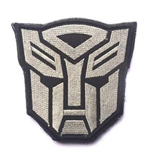 Embroidered Patch Airsoft Morale Patch 1 Transformers Autobot 3D Tactical Patch Military Embroidered Morale Tags Badge Embroidered Patch DIY Applique Shoulder Patch Embroidery Gift Patch