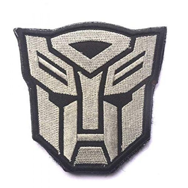 Embroidered Patch Airsoft Morale Patch 1 Transformers Autobot 3D Tactical Patch Military Embroidered Morale Tags Badge Embroidered Patch DIY Applique Shoulder Patch Embroidery Gift Patch