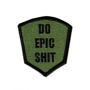 BASTION Airsoft Morale Patch 1 BASTION Morale Patches (Do Epic Sxxx, ODG) | 3D Embroidered Patches with Hook & Loop Fastener Backing | Well-Made Clean Stitching | Military Patches Ideal for Tactical Bag, Hats & Vest