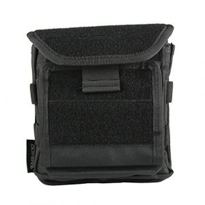 Pvnoocy Tactical Pouch 1 Pvnoocy Tactical Molle Pouch, Outdoor Tactical Phone Holster EDC Pouch Canvas Tactical Bags Travel Bag (Black)