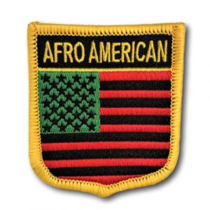PrideMart Airsoft Morale Patch 1 Afro American Flag Shield Patch/Black Liberation BLM Patches