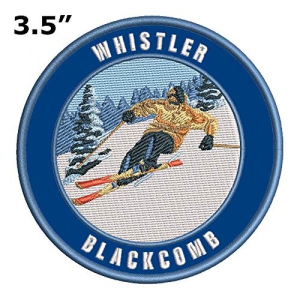 Appalachian Spirit Airsoft Morale Patch 2 Whistler Blackcomb, British Columbia Ski Restort Mountain Embroidered Premium Patch DIY Iron-on or Sew-on Decorative Badge Emblem Vacation Souvenir Travel Gear Clothes Appliques