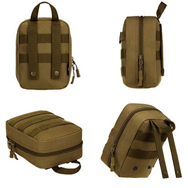 ArcEnCiel Tactical Pouch 2 ArcEnCiel EMT Molle Pouch Tactical Military IFAK Medical First Aid Kit Utility Bag