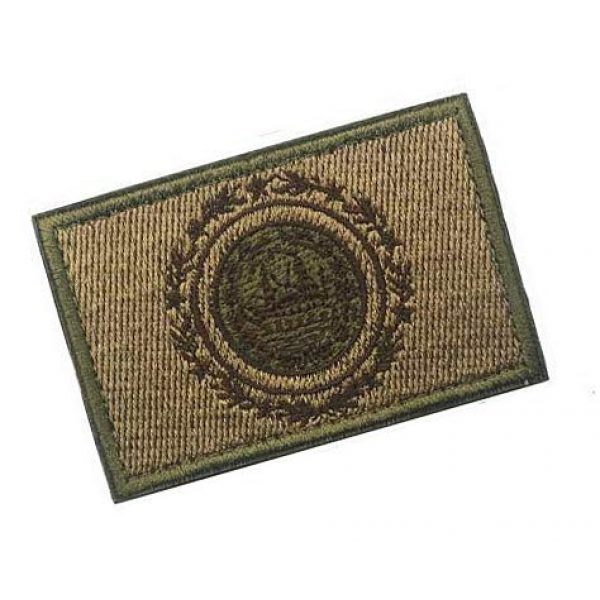 Embroidery Patch Airsoft Morale Patch 2 US New Hampshire State Flag Military Hook Loop Tactics Morale Embroidered Patch