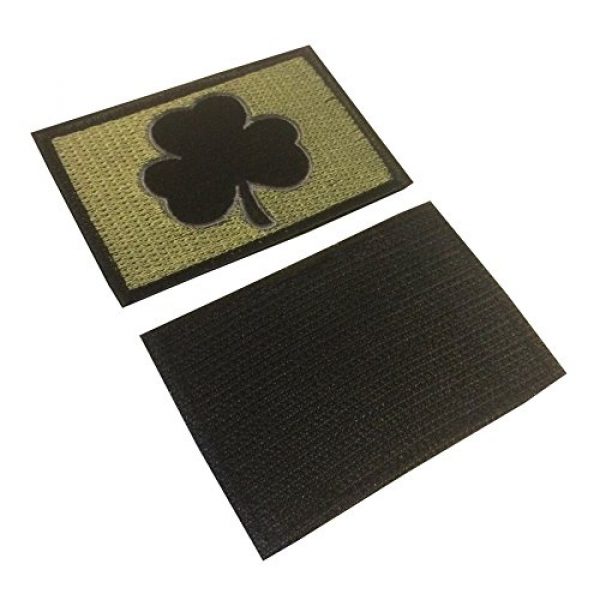 Backwoods Barnaby Airsoft Morale Patch 2 Backwoods Barnaby Shamrock Tactical Morale Patch with Hook & Loop