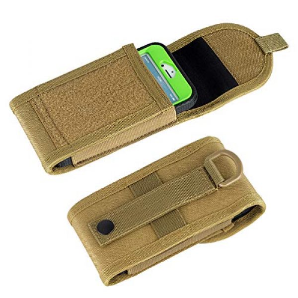 IronSeals Tactical Pouch 4 IronSeals EDC Waist MOLLE Pouch Bag Tactical Belt Loop Gear Hook Portable
