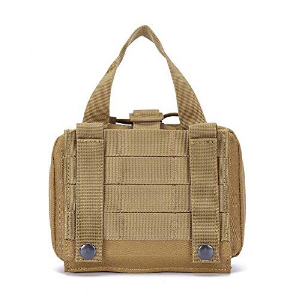 VIIDOO Tactical Pouch 6 VIIDOO Military Tactical MOLLE First Aid Pouch Empty, MOLLE Belt Medical IFAK Rip Away EMT Pouch, Blowout First Aid Bag Only