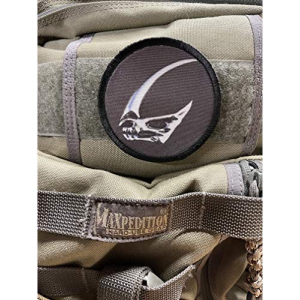 RedheadedTshirts Airsoft Morale Patch 2 3" Mandalorian Mudhorn Morale Patch Morale Patch Tactical Military Hook and Loop Made in The USA Perfect for Your Rucksack, Pack Bag, Molle Gear, Operator hat or Cap!