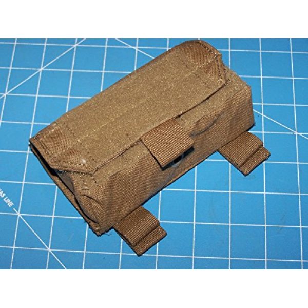 12 Gage Ammo Pouch Tactical Pouch 4 Shotgun 12 Gage Ammo Pouch Military USMC MOLLE FSBE Coyote w P38