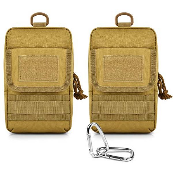 NOOLA Tactical Pouch 1 NOOLA Tactical Molle Pouch 2 Pack Utility Pouch Water-Resistant EDC Pouch