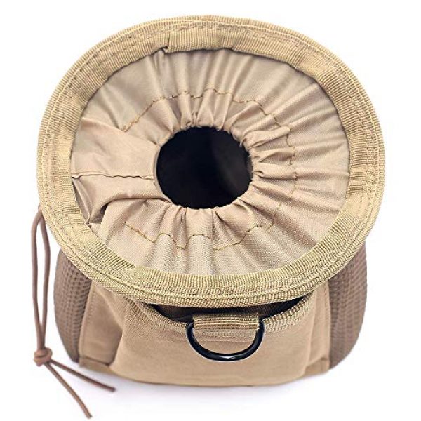 Hupan Tactical Pouch 5 Hupan Tactical Molle Drawstring Magazine Dump Pouch Ammo Pouch, Adjustable Military Utility Belt Fanny Hip Holster Bag