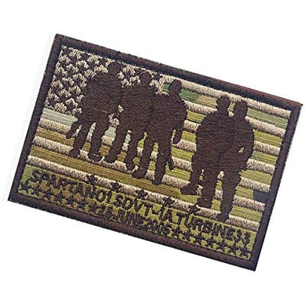 Embroidery Patch Airsoft Morale Patch 3 Seal Team Operation Red Wings Lone Survivor SDVT-1A Spartan 01 Military Hook Loop Tactics Morale Embroidered Patch (color1)